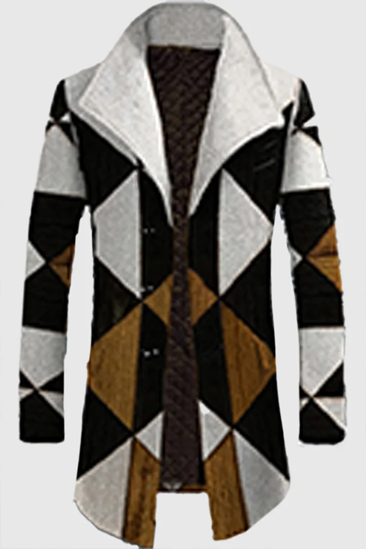 Tiboyz Color Block Commuter Coat