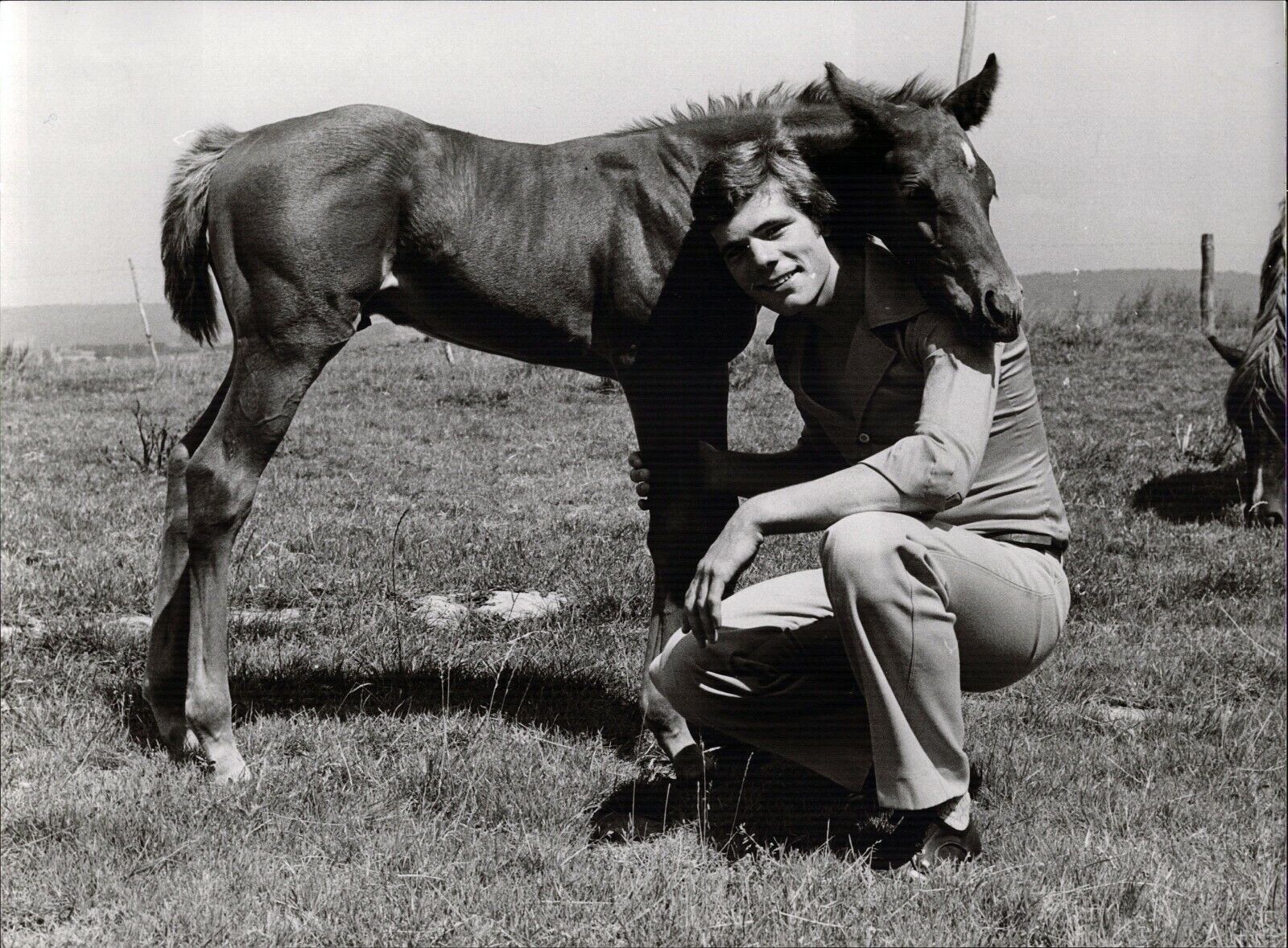 Heintje With Pferd - Vintage Press Photo Poster painting Norbert Unfried (U-6626