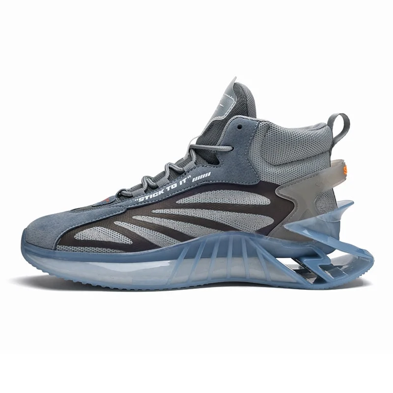 Men's Sneakers New Arrival Men's Blade Running Shoes Graffiti Sports Shoes Outdoor Training White Jogging Shoes Trendy Men Shoes