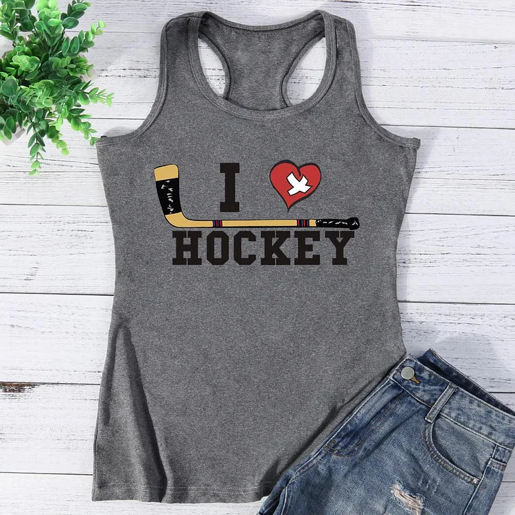I Love Hockey Vest Top-Annaletters