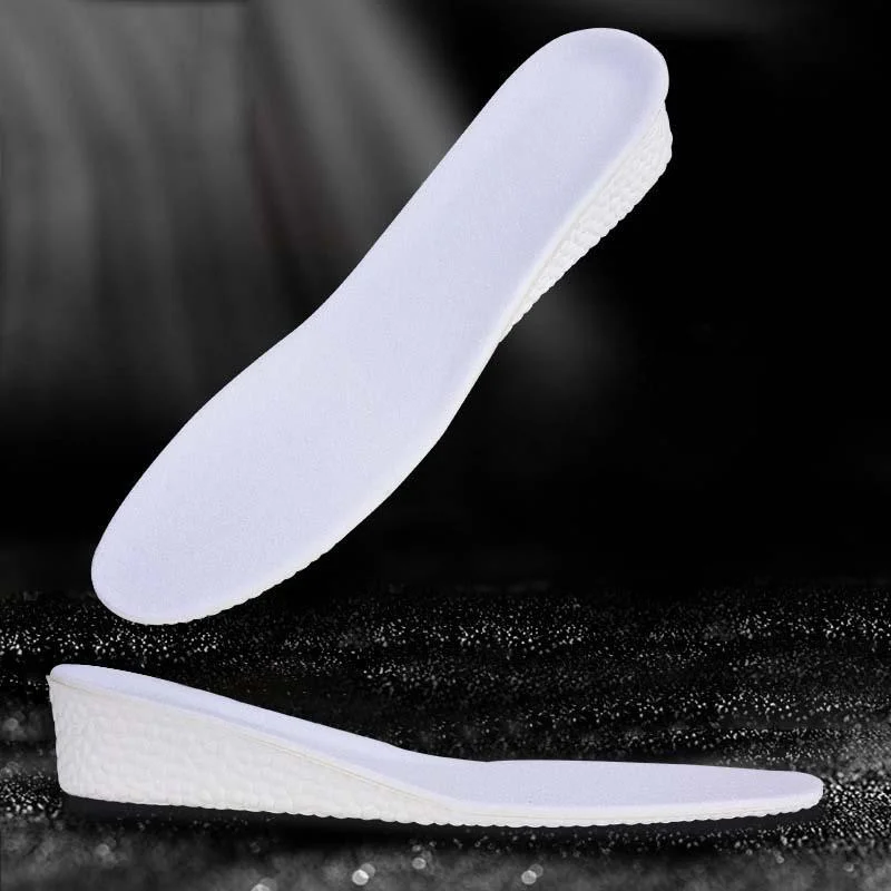 5 Pairs Inner Increased Insoles Sports Shock Absorption Increased Breathable Sweat-absorbent Deodorant Invisible Pad, Thickness:3.5cm