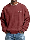 Men's Fashionable Loose-Fitting Versatile Crew Neck Sweatshirt