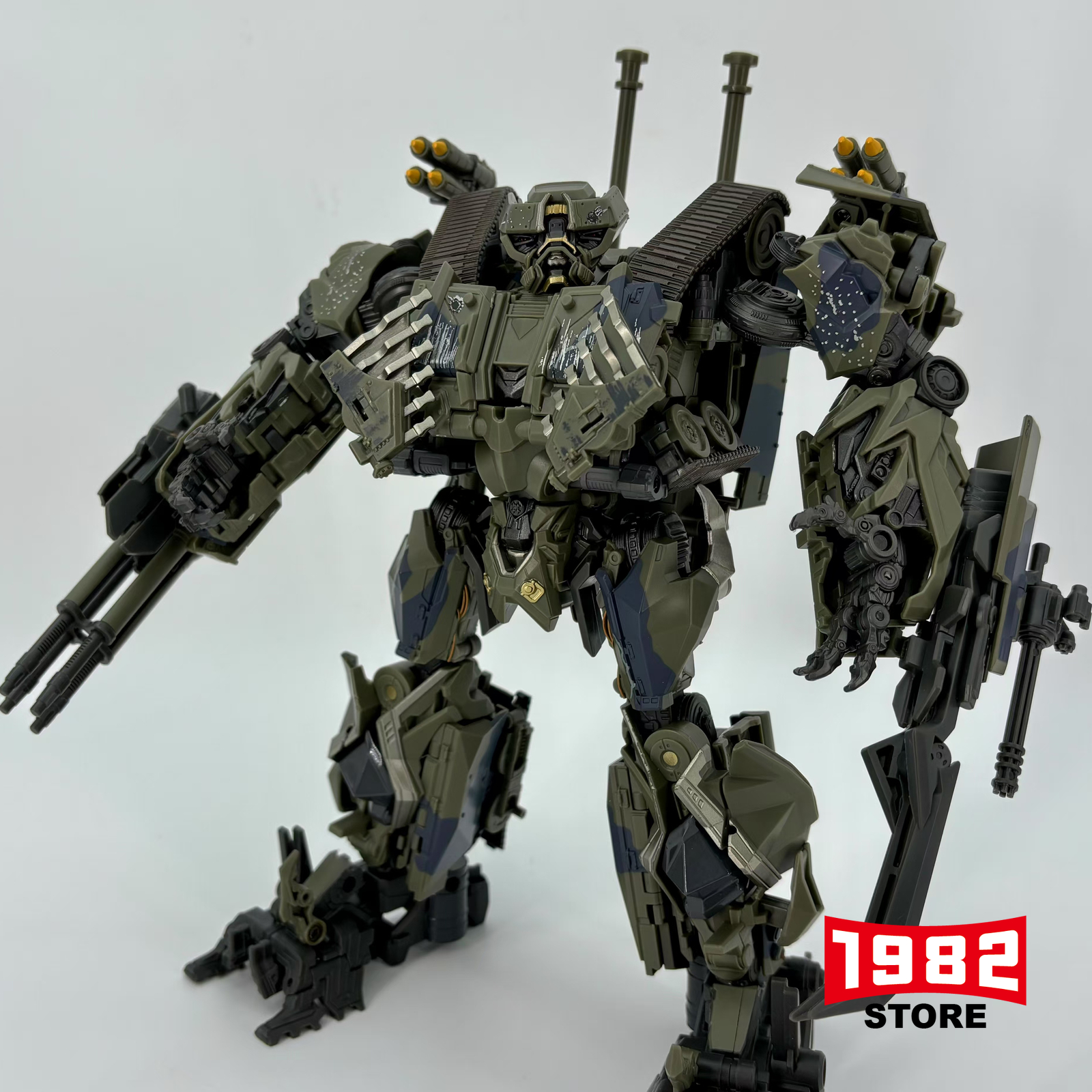 MMP15 Brawl Tank Masterpiece - TF1 Movie Authentic Transformers Action Figure | 9in Collectible with Battle Accessories & Soft PVC Effects