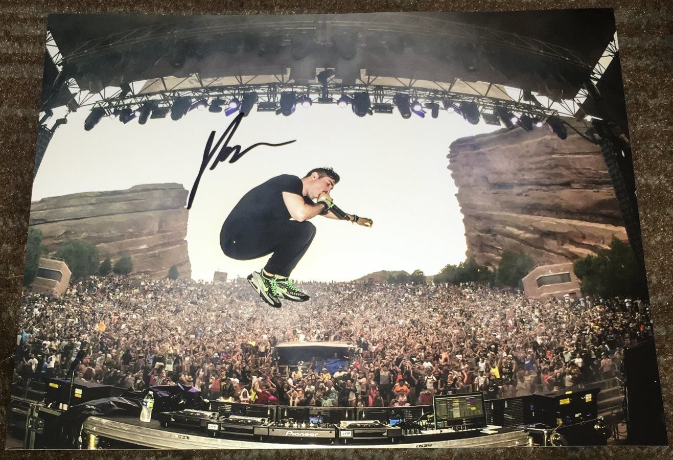 DJ 3LAU JUSTIN BLAU SIGNED AUTOGRAPH 8x10 Photo Poster painting A w/EXACT PROOF