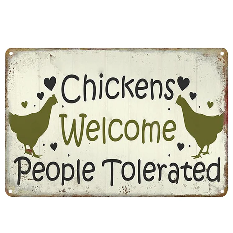 Chicken - Vintage Tin Signs/Wooden Signs - 8*12Inch/12*16Inch