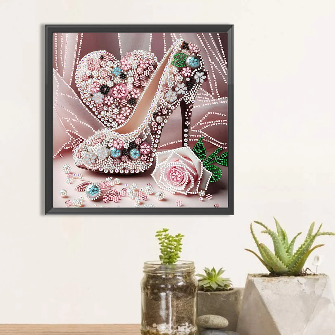 Dream High Heel - Diamond Painting - Partial Special Shaped Drill(Canvas|30*30cm)