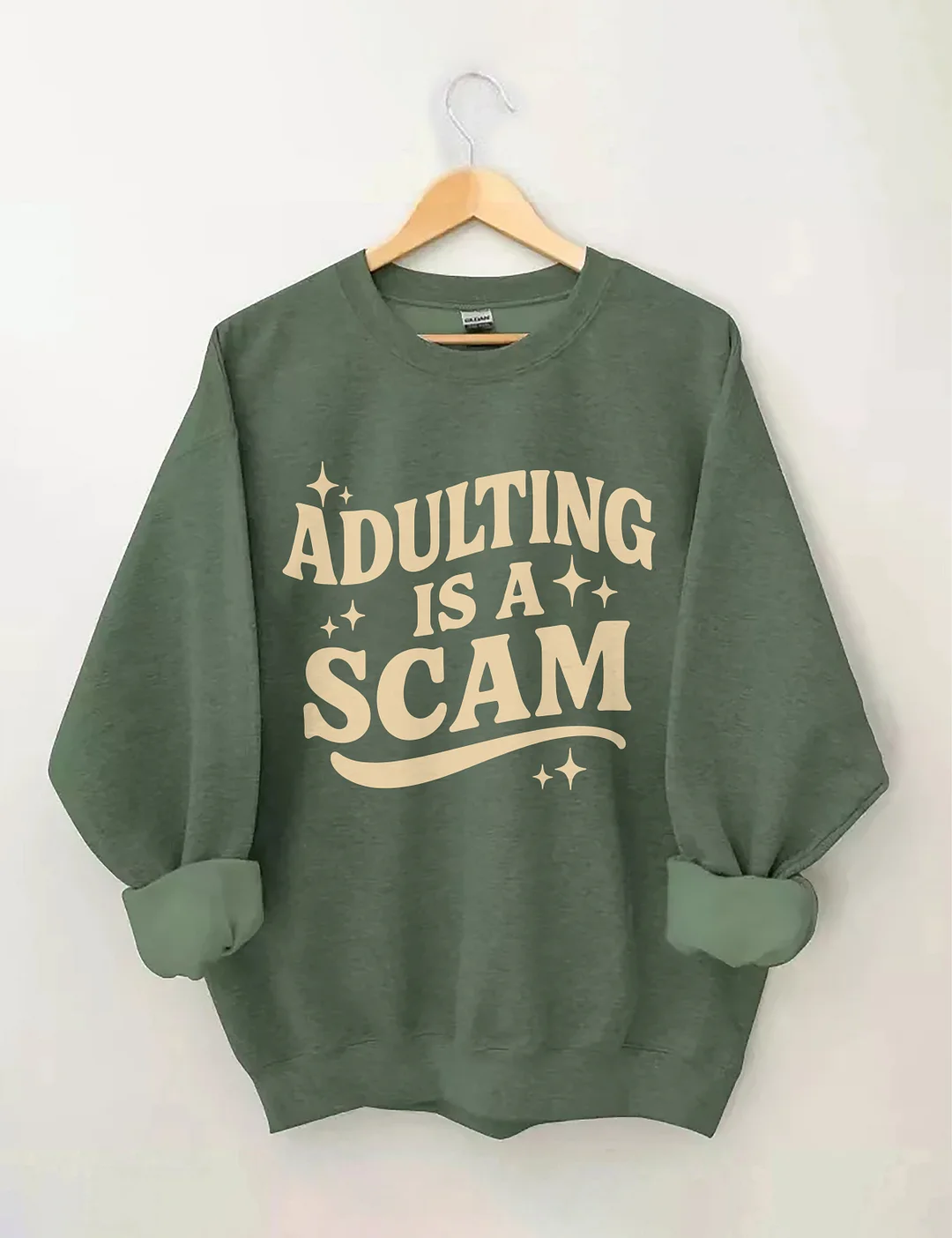 Adulting Is A Scam Sweatshirt