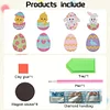 8Pcs DIY Easter Egg Chicken Diamond Painting Fridge Magnets