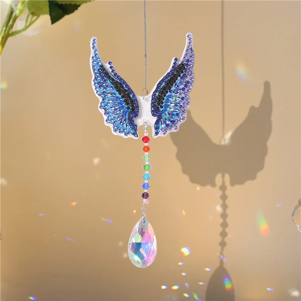 DIY Diamond Painting Sun Catcher - Wings