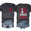 Live Love New England Football Tee