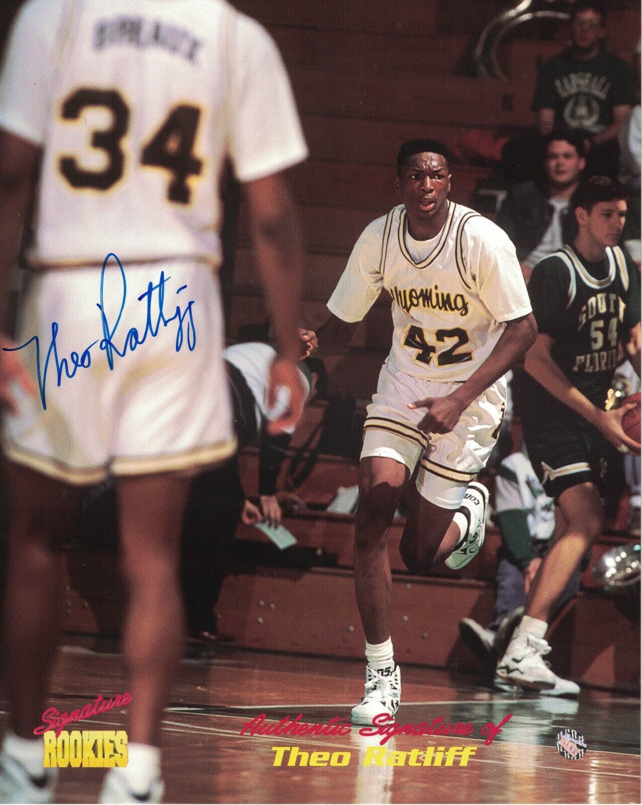 Theo Ratliff Signed Autographed 8x10 Photo Poster painting Wyoming Signature Rookies