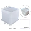 Epoxy Resin Silicone Mold for Flowerpot Pen/Candle Soap Holder Mold Craft Tool