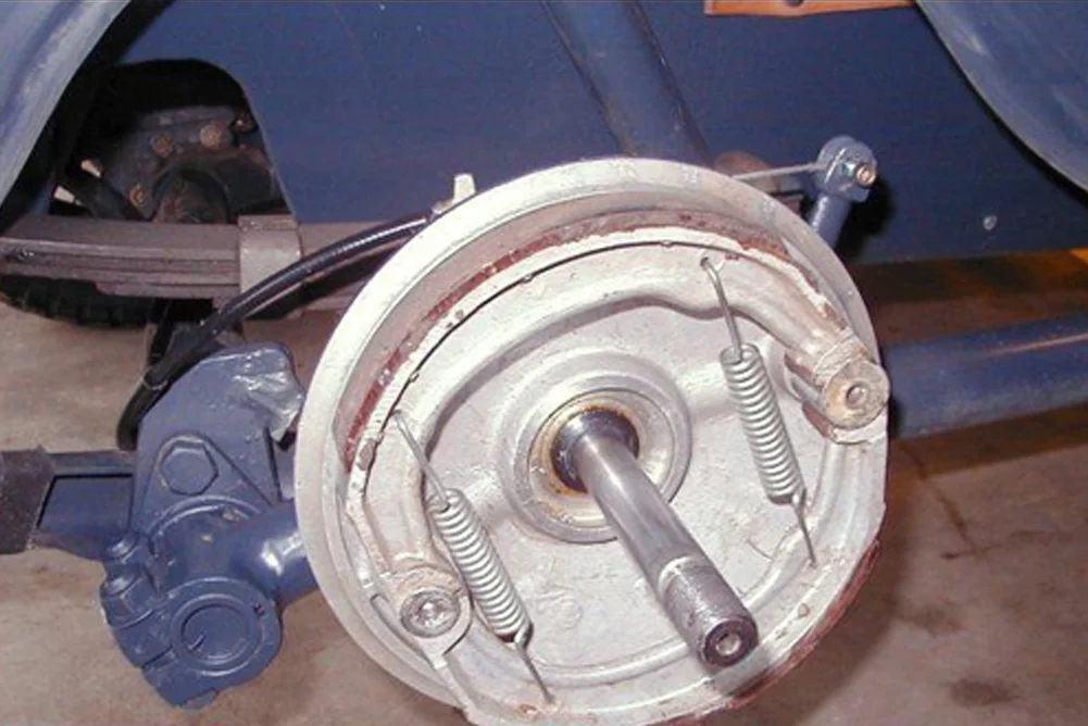 CJ750 Sidecar wheel brake assembly