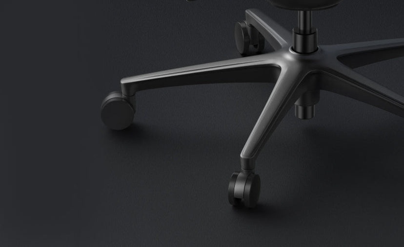 Reinforced aluminum-alloy chair base
