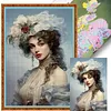 Victorian Girl-11CT Stamped Cross Stitch 40*60cm  tapestrymarket