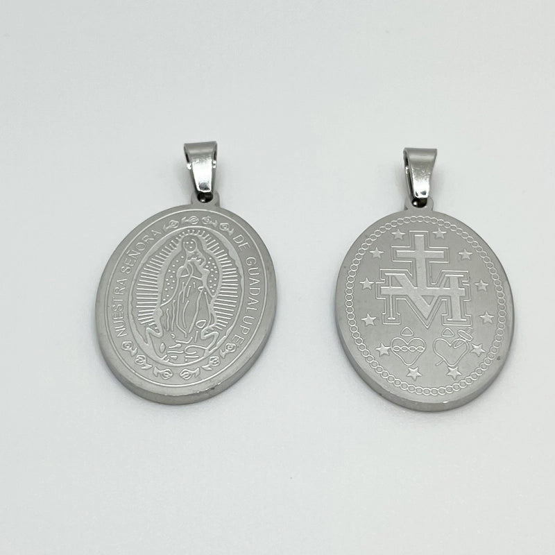 1 Piece 304 Stainless Steel Human Virgin Mary Pendant Jewelry Accessories