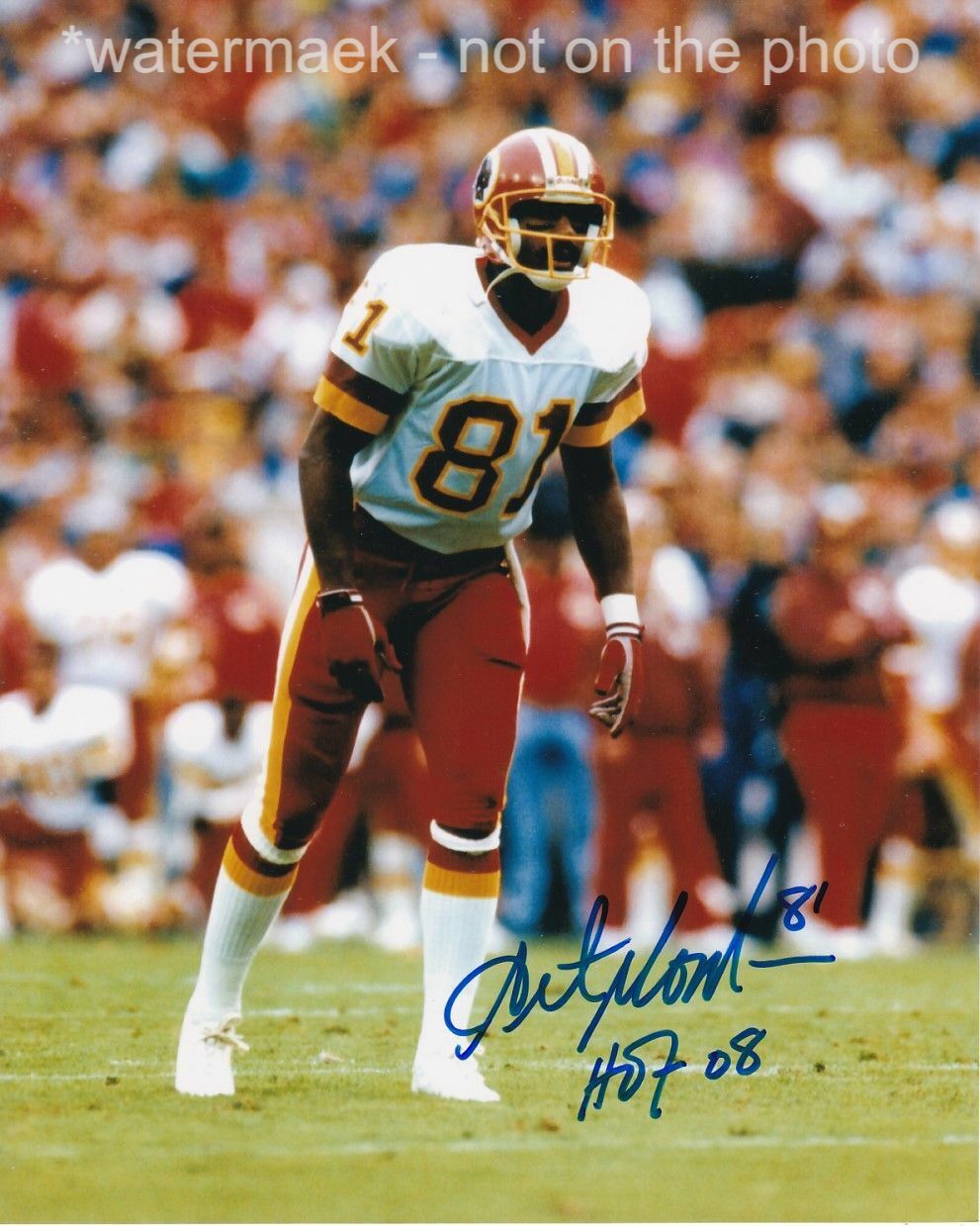 ART MONK SIGNED AUTOGRAPH 8X10 Photo Poster painting WASHINGTON REDSKINS