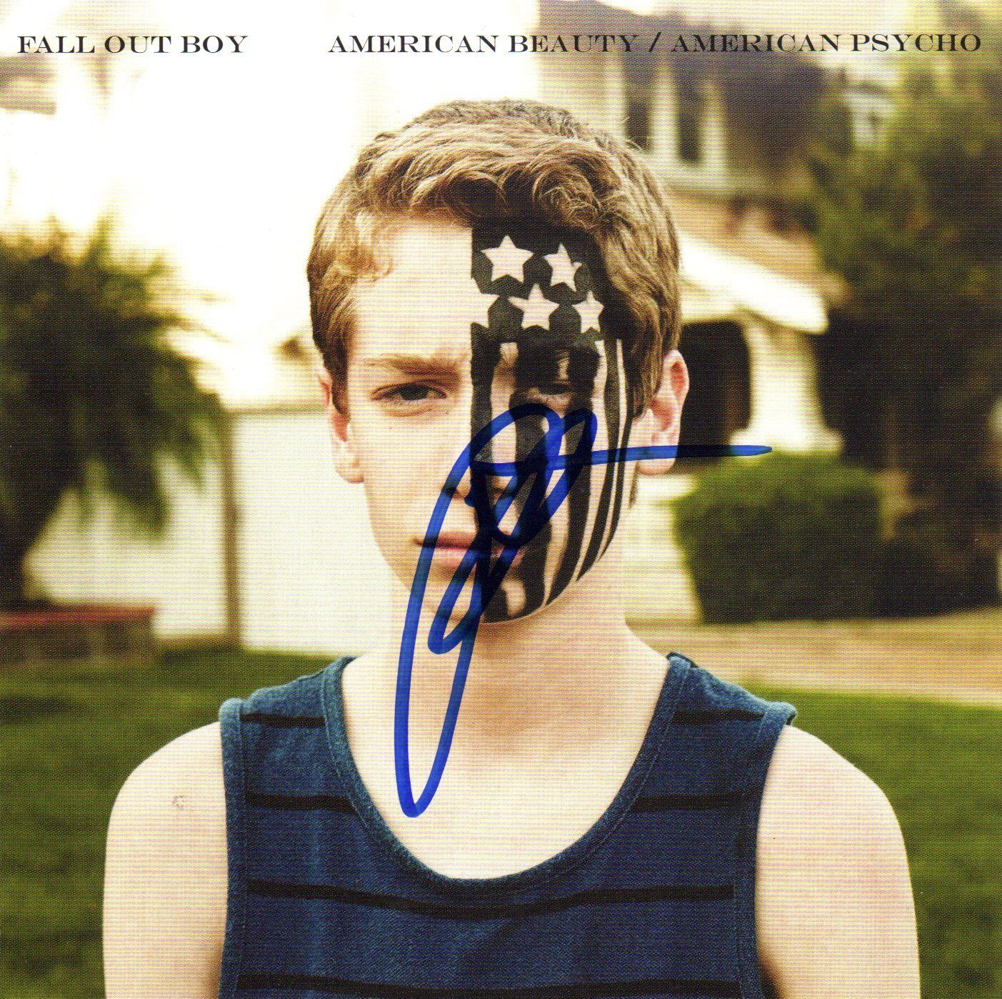 GFA Fall Out Boy Frontman * PATRICK STUMP * Signed CD Booklet P1 PROOF COA