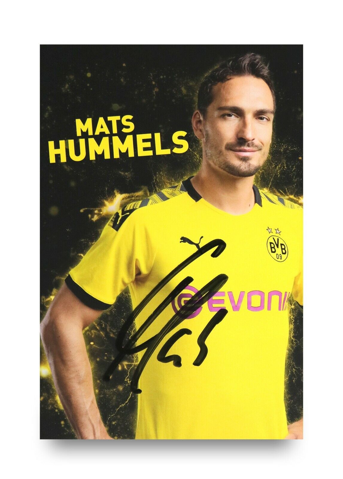 Mats Hummels Signed 6x4 Photo Poster painting Card Borussia Dortmund Autograph Memorabilia + COA