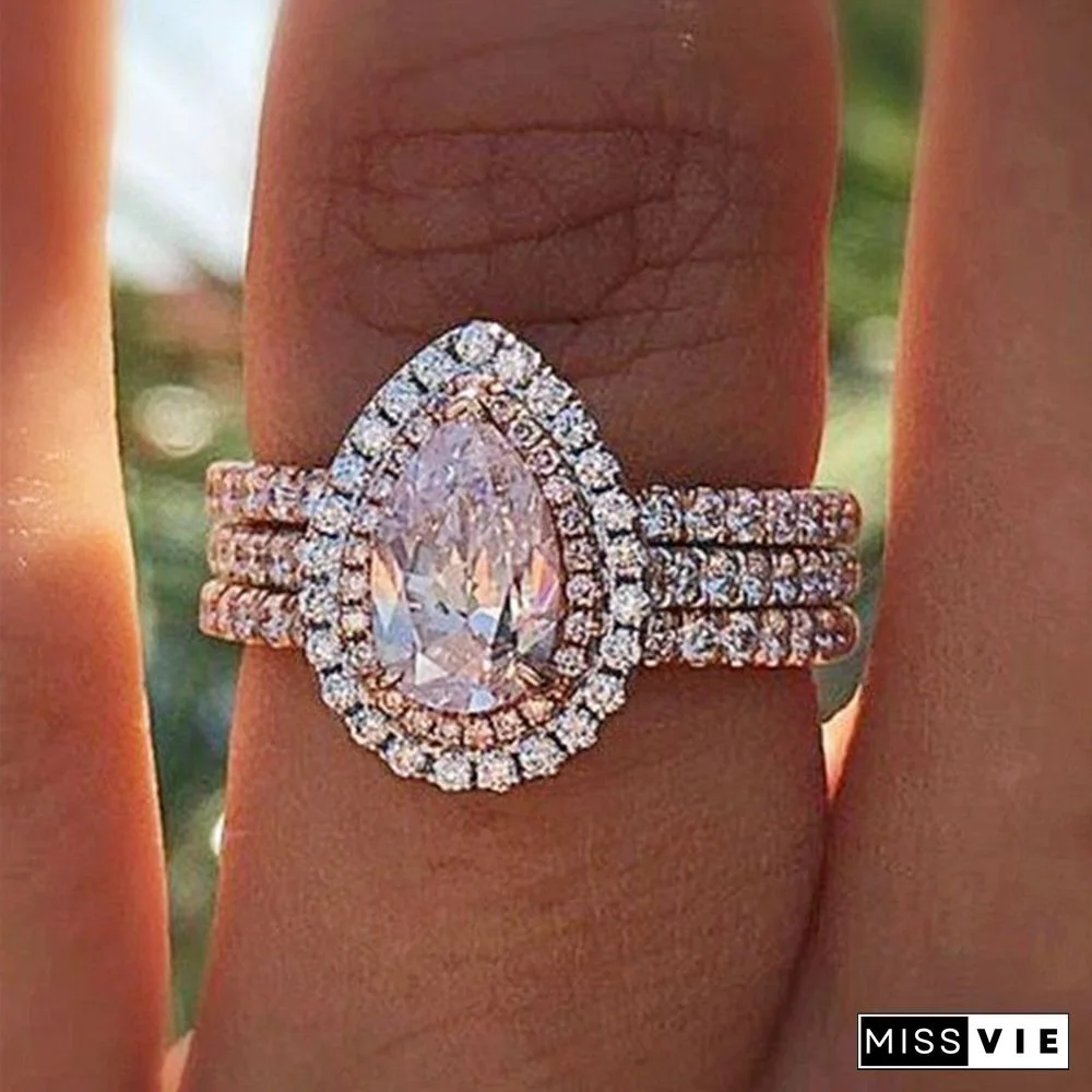 925 Sterling Silver Natural Morganite and Pink Diamond Halo Ring Pear Shape Art Deco Antique Engagement Ring Birthstone Rings for Women Promise Rings for Women White Gold Size 5-11