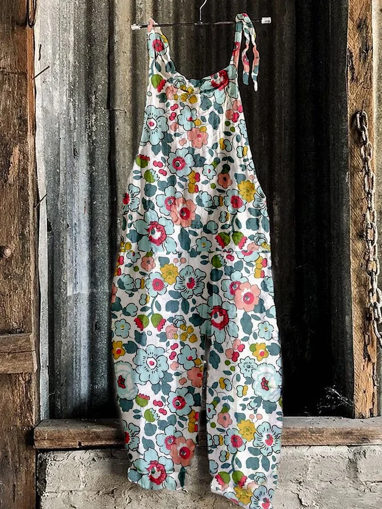 Casual Printed Jumpsuit