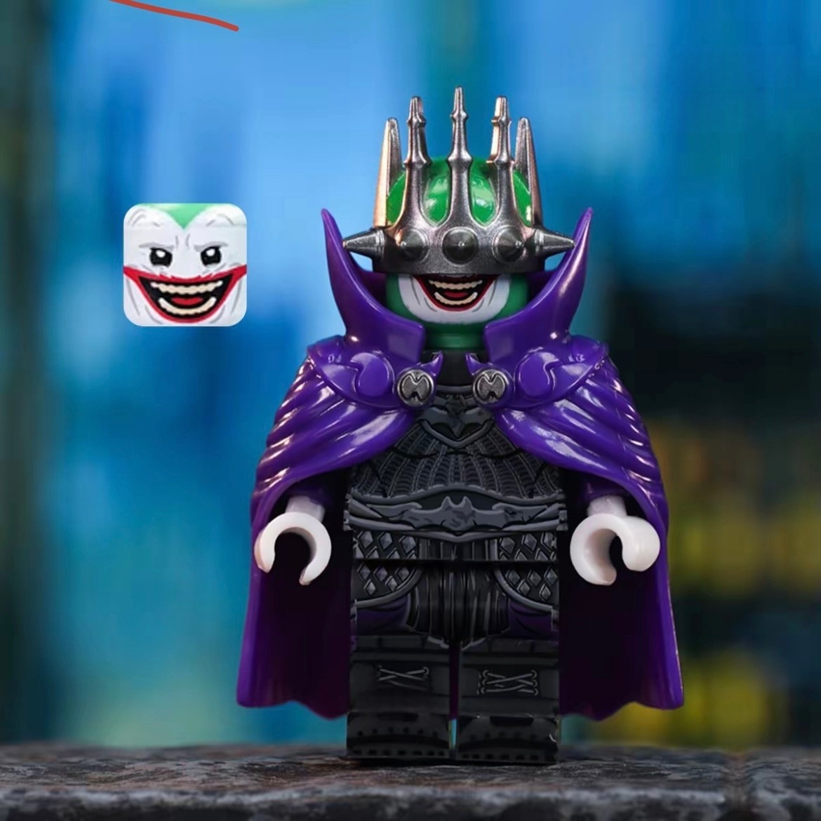 DC Joker Dark Knight Armored Minifigures 4-Pack - The Clown Prince of Crime Collectible Figures