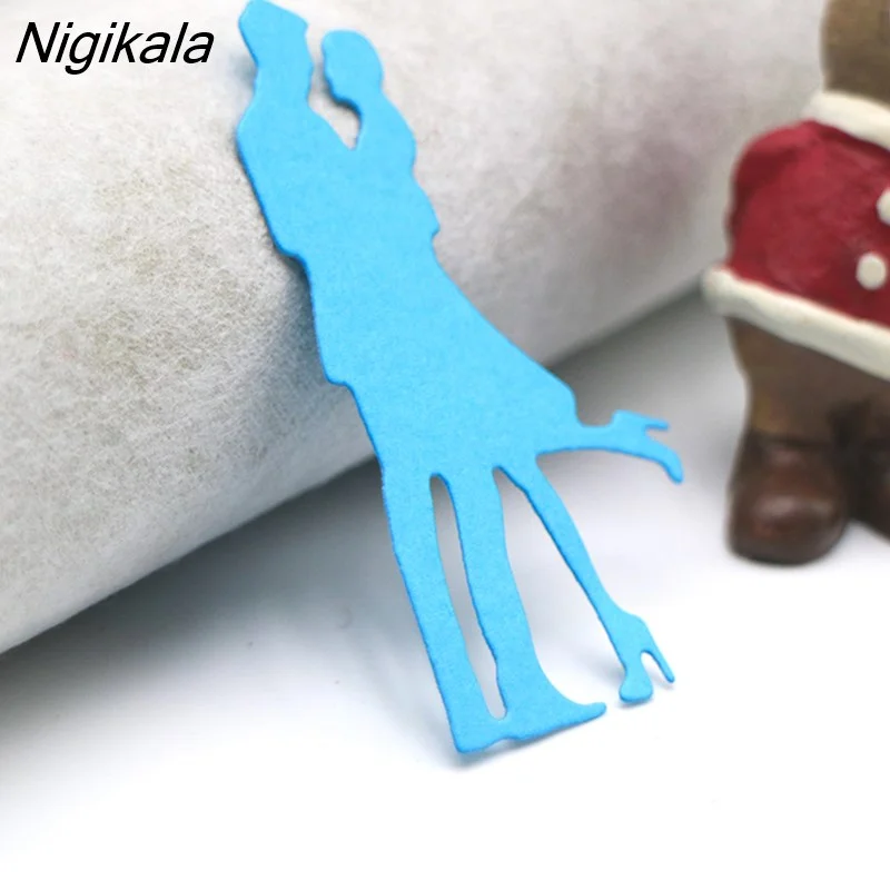 Nigikala Cutting Dies Men Women Scrapbook Valentine's Day Gift DIY Craft Die Cut Paper Cards Making Tool