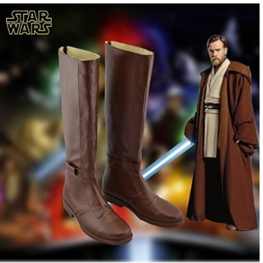 Star Wars Obi Wan Kenobi Jedi Boots Cosplay Shoes