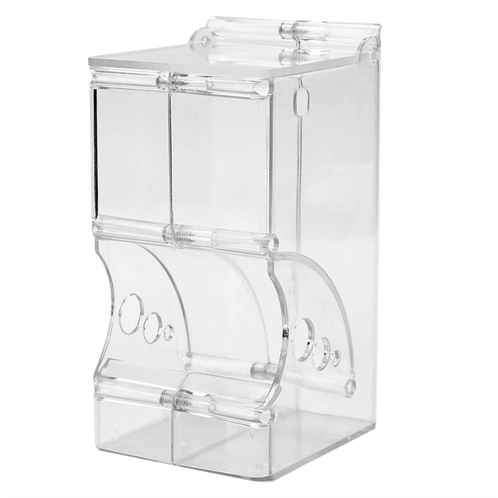 

Hamster Automatic Transparent Food Dispenser Feeder Samll Animal Food Bowl, 501 Original