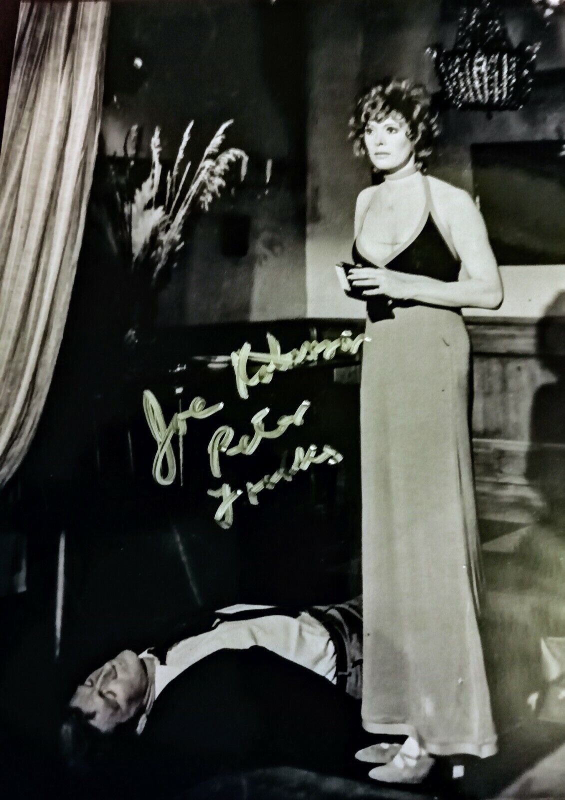 JOE Robinson SIGNED 1971 Film DIAMONDS ARE FOREVER 8 x 10 B x W Photo Poster paintinggraph