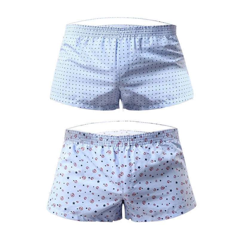 Aonga Men Underwear Boxer Shorts Trunks Men Cueca Boxer Shorts Underwear Printed Men Shorts Home Underpants Boxer Men Jjk2-1 aonga