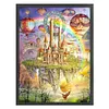 Castle Full Stamped Cross Stitch 11CT 3-Strand Large Size 50x67cm
