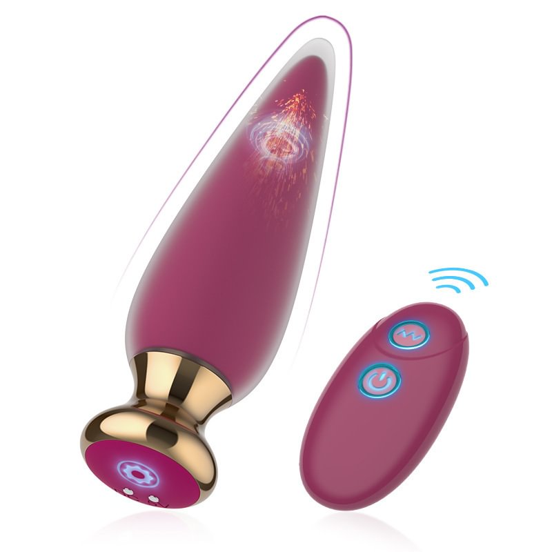 10 Vibration Modes Anal Plug Vibrator For Couples Prostate Massager With Remote Control