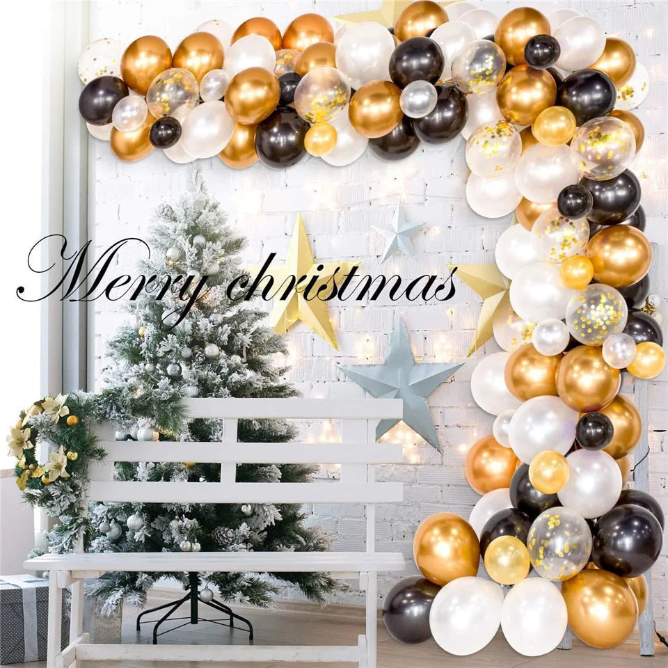Christmas Gift Balloon Garland Arch Kit Caramel Color Balloon Country Wedding Decoration Gender Reveal Child Birthday Baby Shower Latex Balloon