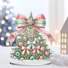 (US Local)Christmas Tree Print DIY Diamond Painting Tabletop Ornaments Decorations