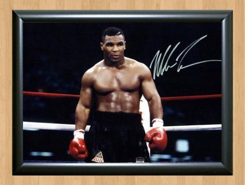 Iron Mike Tyson   Signed Autographed Photo Poster painting Poster Print Memorabilia A4 Size