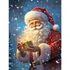 Diamond Painting-DIY Full Round Drill Santa Claus