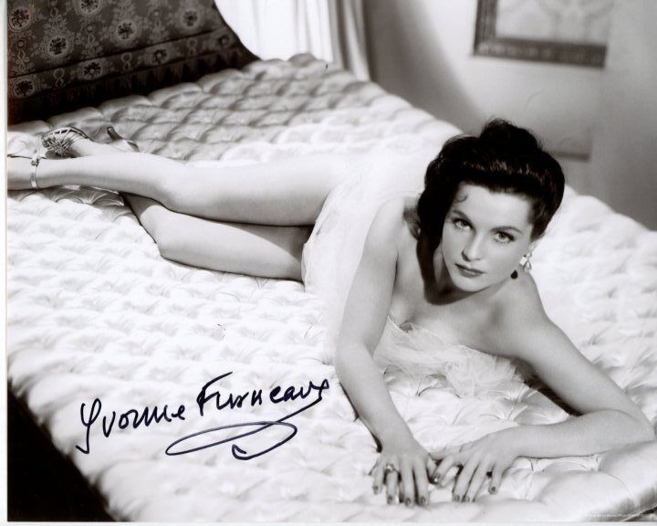 YVONNE FURNEAUX Signed Autographed SEXY Photo Poster painting