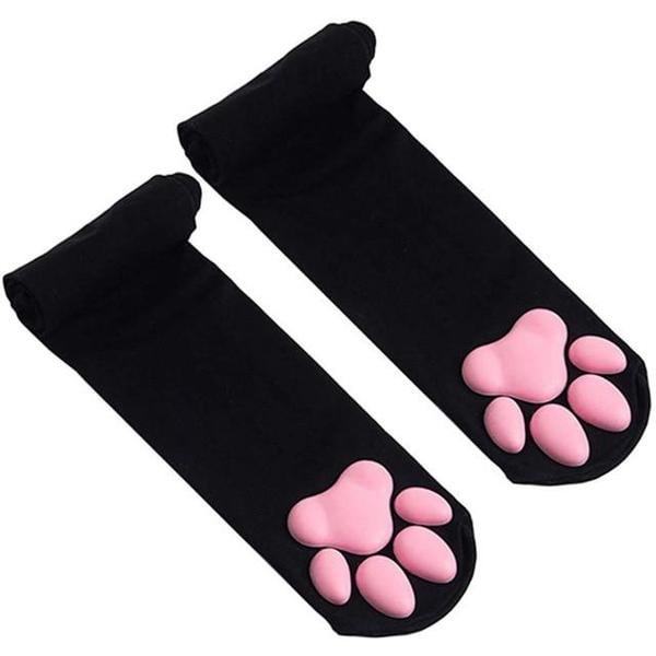 Cat Paw Pad 3D Toe Beans Stockings Various Colors)