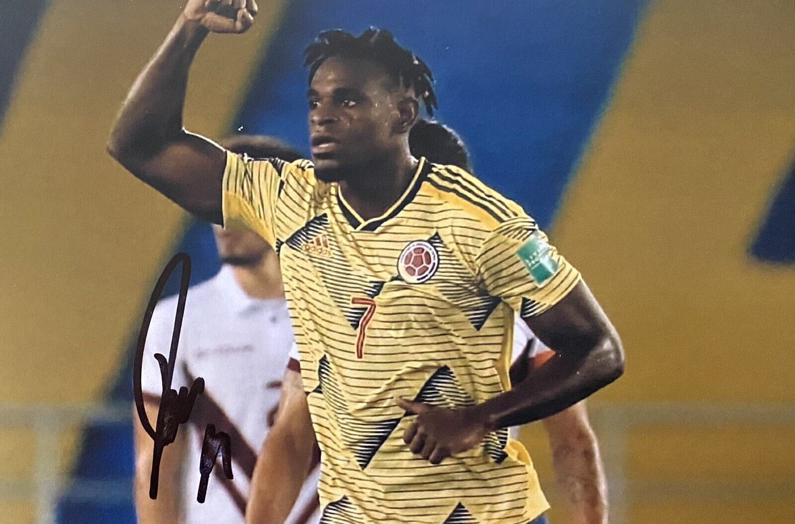 Duvan Zapata Genuine Hand Signed Colombia 6X4 Photo Poster painting, See Proof, 3