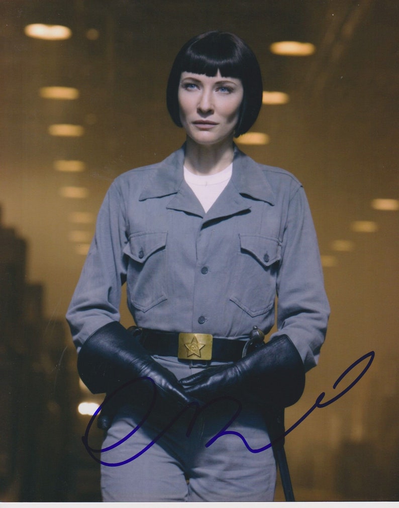 Cate Blanchett Signed Autographed Indiana Jones