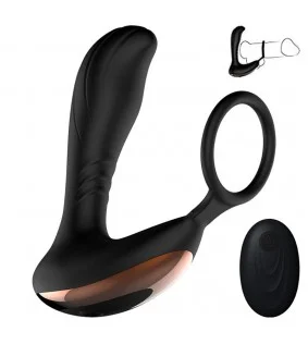 7-Frequency Wireless Prostate Massager Cock Ring Remote Control