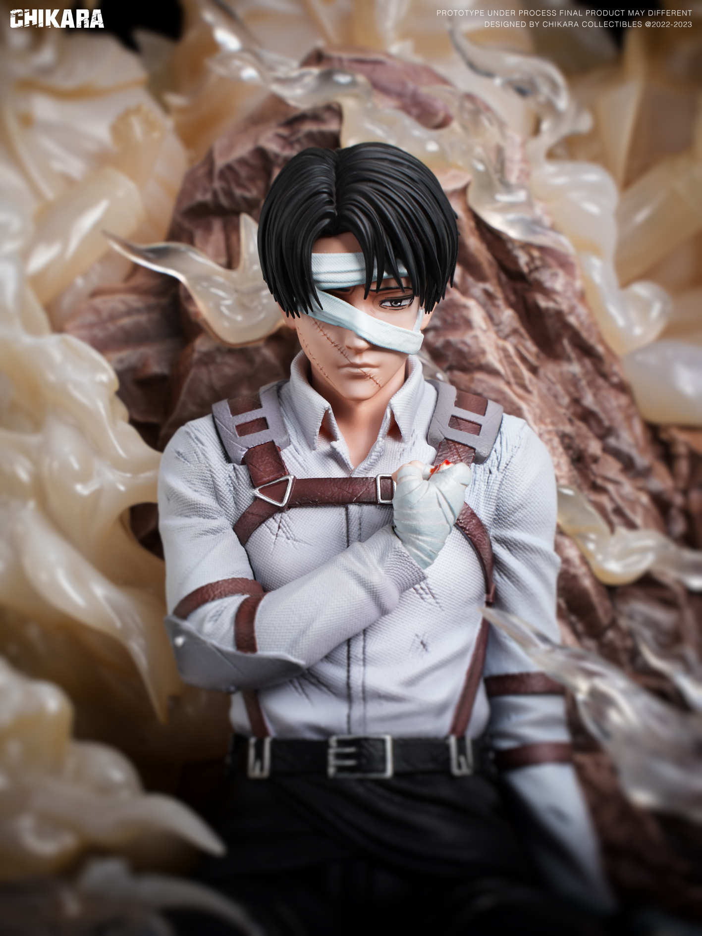 In-stock CHIKARA Studio - Attack on Titan Give Your Heart - Levi Ackerman Statue(GK)-