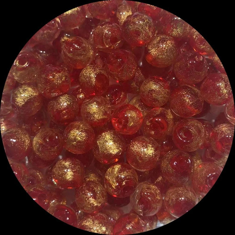 10 Pieces Diameter 8Mm Glass Geometric Jewelry Accessories