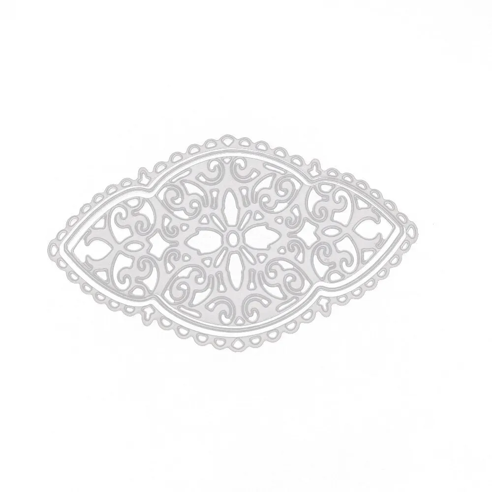 2020 Oval Frame Metal Cutting Dies Couple Decoration Cut Die Stencil DIY Scrapbooking Embossing New Craft Stamps And Dies