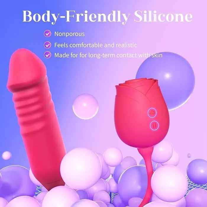 KissRose Smart Duo -  Tongue & Rose Mary Dual Massager