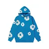 Unisex Denim Tears Loose Cotton Pattern Printed Hoodie Sweatshirt