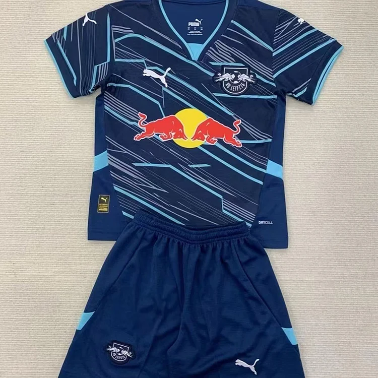 24-25 Kids Leipzig Second Away Football Jersey