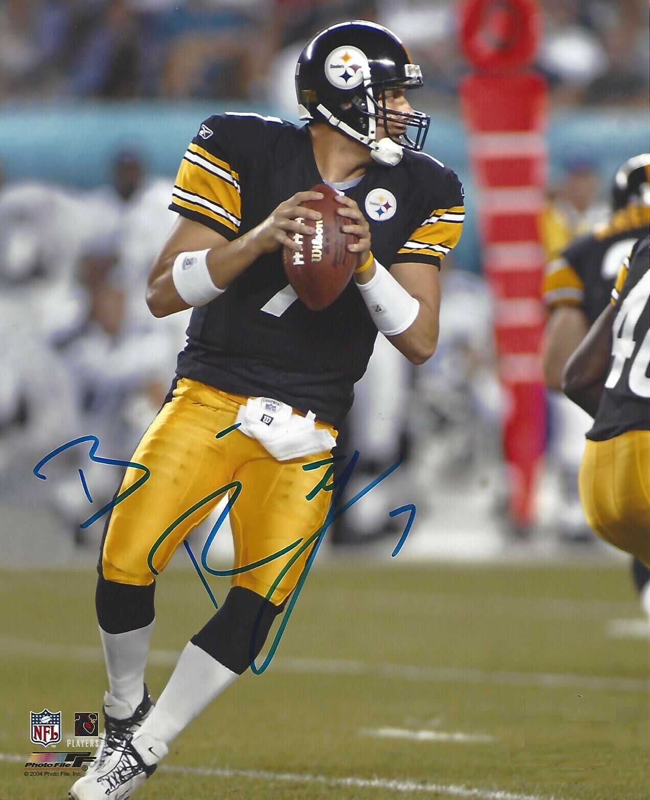 Ben Roethlisberger Autographed Signed 8x10 Photo Poster painting ( Steelers ) REPRINT ,