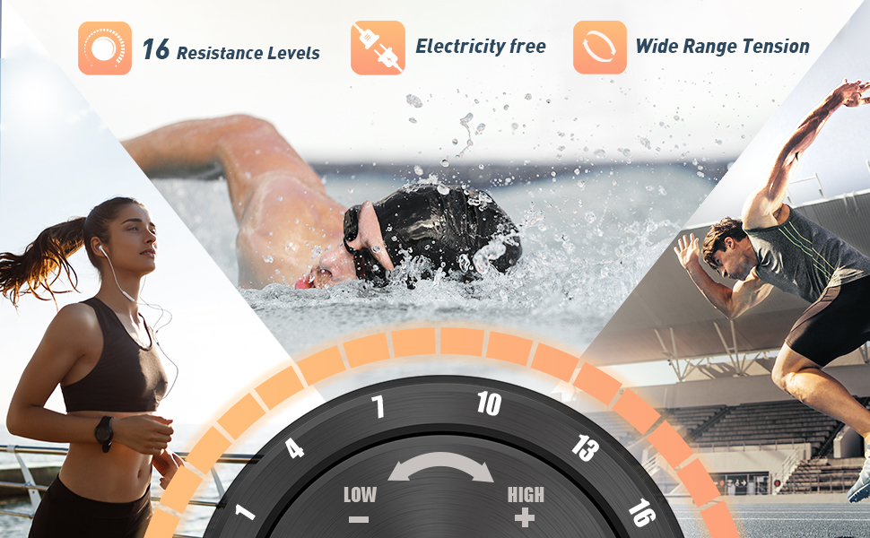 elliptical machine with 16 resistance levels